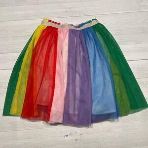 Hanna Andersson Multicolor Rainbow Skirt